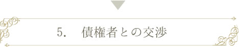 債権者との交渉